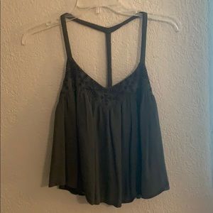 Abercrombie olive green tank top